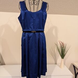 Simply Vera Wang Blue Sleeveless Dress